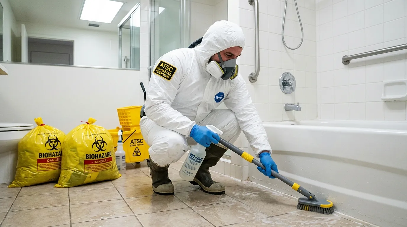 Decontamination equipment deployed for Blood Cleanup in Briarwood